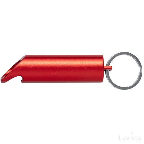 Flesopener met zaklampje Rood
