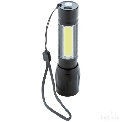 Chargelight Zoom Oplaadbare Zaklamp Zwart