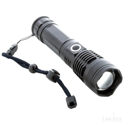 Chargelight Ultra Oplaadbare Zaklamp Zwart