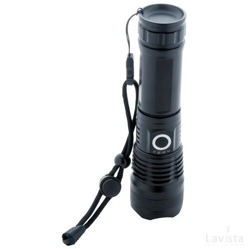 Chargelight Ultra Oplaadbare Zaklamp Zwart