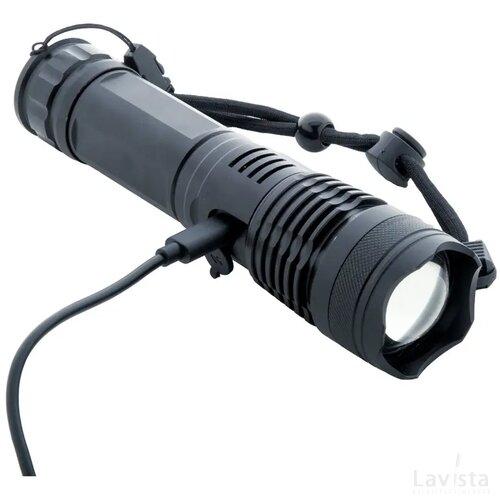 Chargelight Ultra Oplaadbare Zaklamp Zwart
