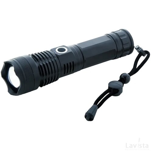 Chargelight Ultra Oplaadbare Zaklamp Zwart