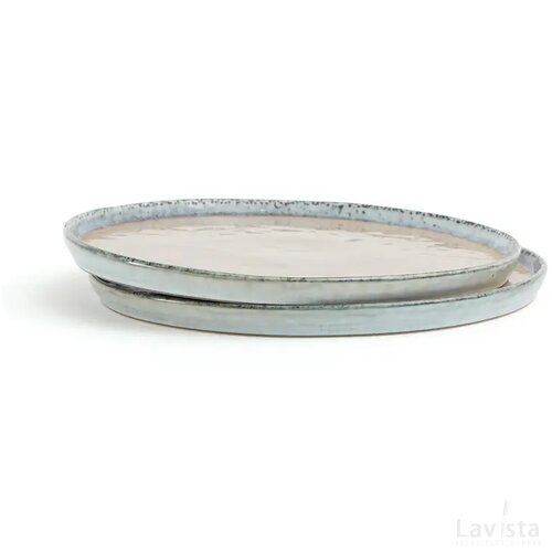 VINGA Nomimono bord 26.5 cm, set van 2 stuks beige