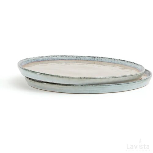 VINGA Nomimono bord 26.5 cm, set van 2 stuks beige