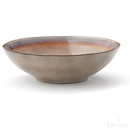 VINGA Nomimono diepe schaal 30 cm beige