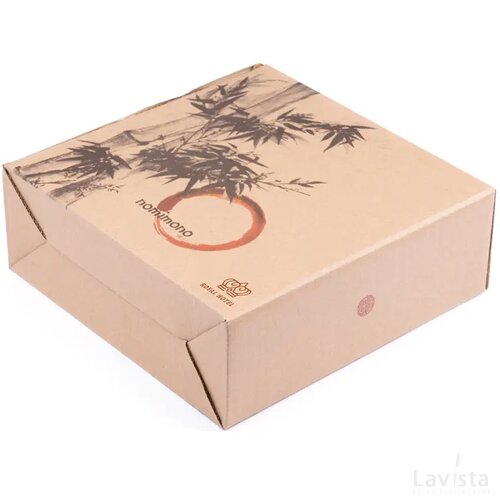 VINGA Nomimono bord 20 cm, set van 2 stuks beige