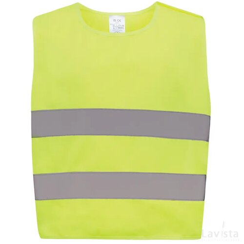GRS gerecycled PET reflecterend veiligheidsvest 3-6 jaar geel