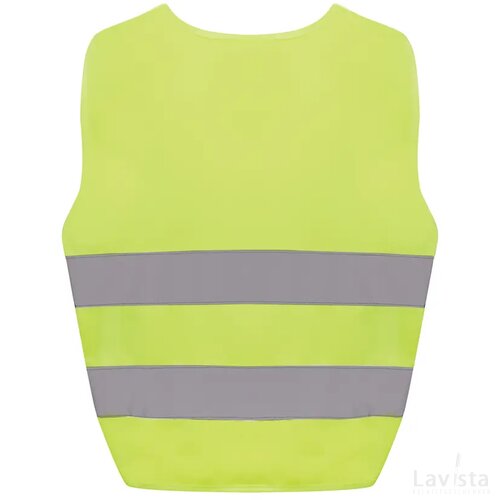 GRS gerecycled PET reflecterend veiligheidsvest 3-6 jaar geel