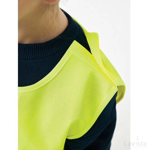 GRS gerecycled PET reflecterend veiligheidsvest 3-6 jaar geel