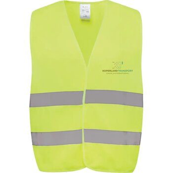 GRS gerecycled PET reflecterend veiligheidsvest geel