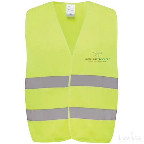 GRS gerecycled PET veiligheidshesje Geel