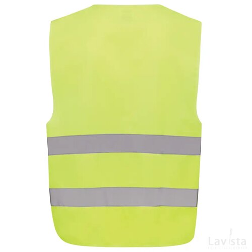 GRS gerecycled PET veiligheidshesje Geel