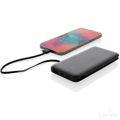 Lockhart RCS gerecycled plastic 10.000 powerbank zwart