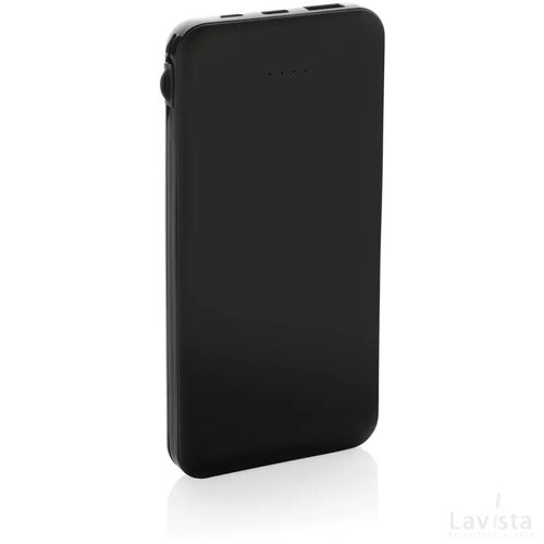 Lockhart RCS gerecycled plastic 10.000 powerbank zwart