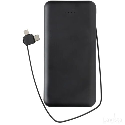 Lockhart RCS gerecycled plastic 10.000 powerbank zwart