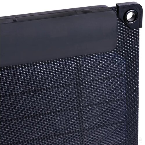 Solarpulse gerecycled plastic draagbaar solar panel 10W zwart