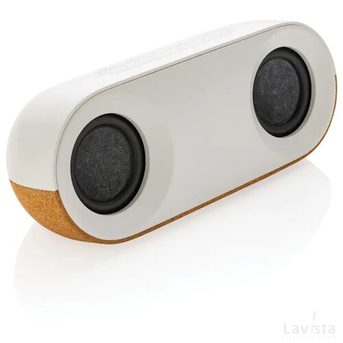 Oregon RCS gerecycled plastic en kurk 10W speaker bruin