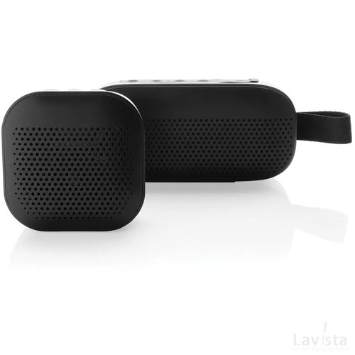 RCS gerecycled plastic Soundbox 5W speaker zwart