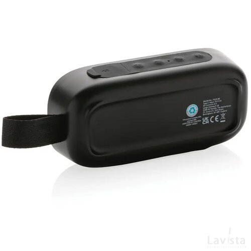 RCS gerecycled plastic Soundbox 5W speaker zwart