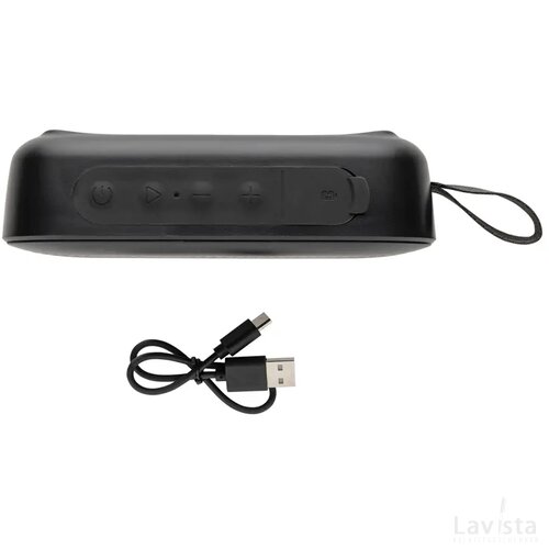 RCS gerecycled plastic Soundbox 5W speaker zwart