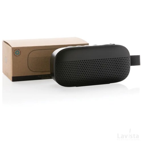 RCS gerecycled plastic Soundbox 5W speaker zwart