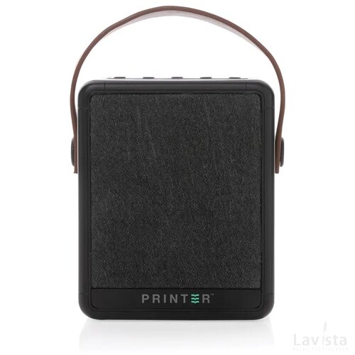 Skywave RCS gerecycled plastic solar speaker 12W zwart