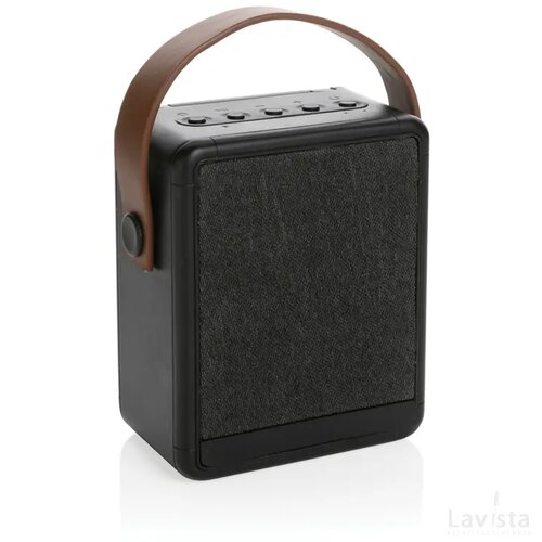 Skywave RCS gerecycled plastic solar speaker 12W zwart