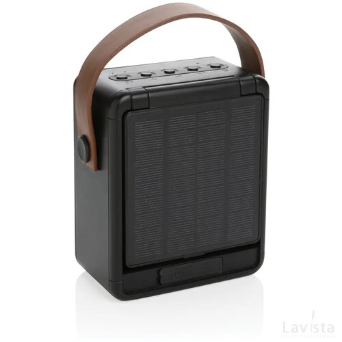 Skywave RCS gerecycled plastic solar speaker 12W zwart