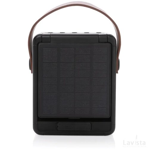 Skywave RCS gerecycled plastic solar speaker 12W zwart