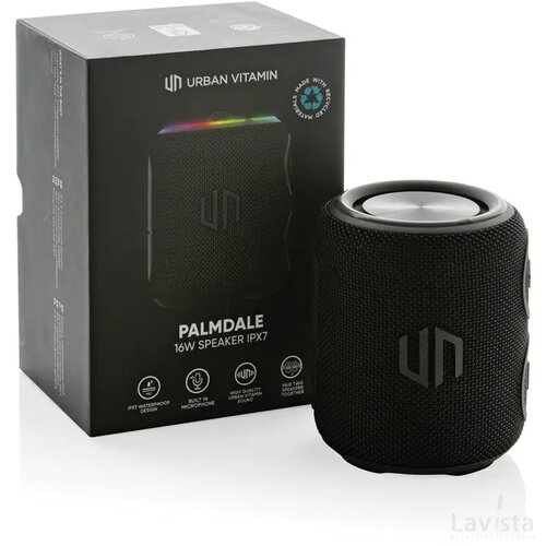 Urban Vitamin Palmdale RCS rplastic 16W speaker IPX 7 zwart