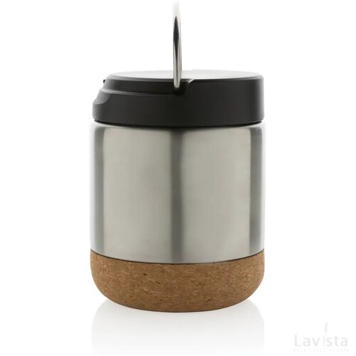 Savory RCS gecertificeerd gerecycled rvs foodcontainer zilver