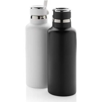 Hydro RCS gerecyclede roestvrijstalen vacuümfles met tuit wit