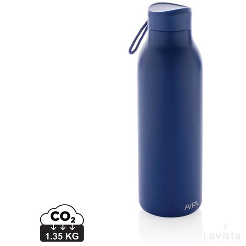 Avira Avior RCS gerecycled roestvrijstalen fles 500 ML royal blue