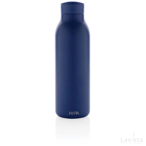 Avira Avior RCS gerecycled roestvrijstalen fles 500 ML royal blue