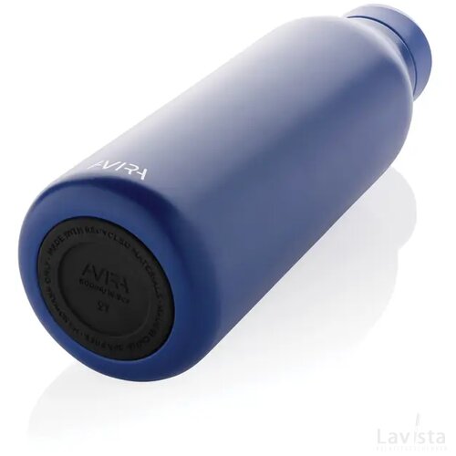 Avira Avior RCS gerecycled roestvrijstalen fles 500 ML royal blue