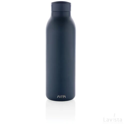 Avira Avior RCS gerecycled roestvrijstalen fles 500 ML donkerblauw