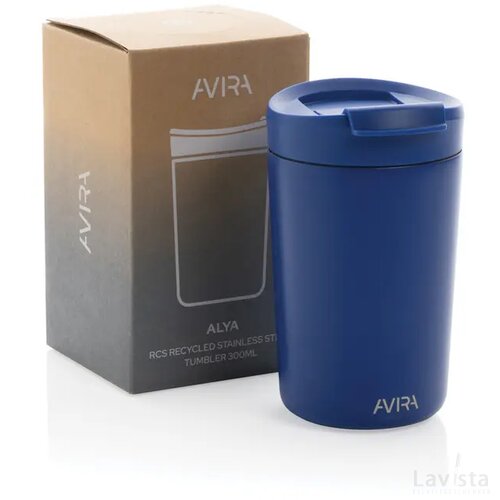 Avira Alya RCS gerecycled roestvrijstalen beker 300ML royal blue