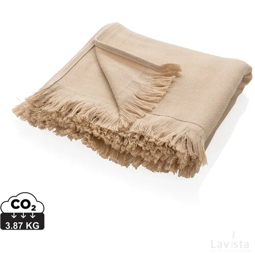 UKIYO Aware™ Keiko effen hammam handdoek 100x180cm bruin
