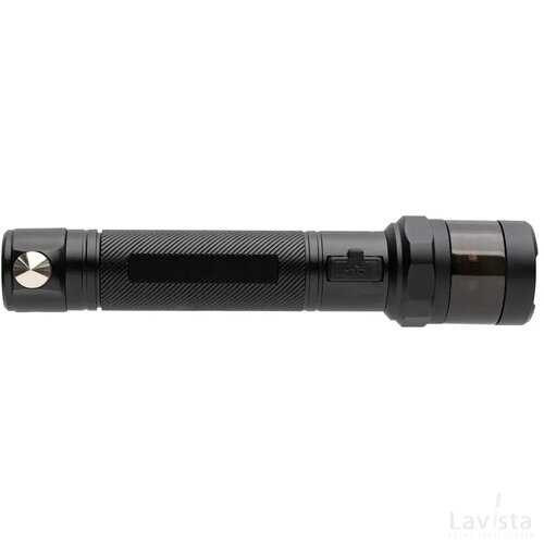 Gear X RCS gerecycled aluminium veiligheidszaklamp zwart