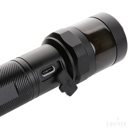 Gear X RCS gerecycled aluminium veiligheidszaklamp zwart