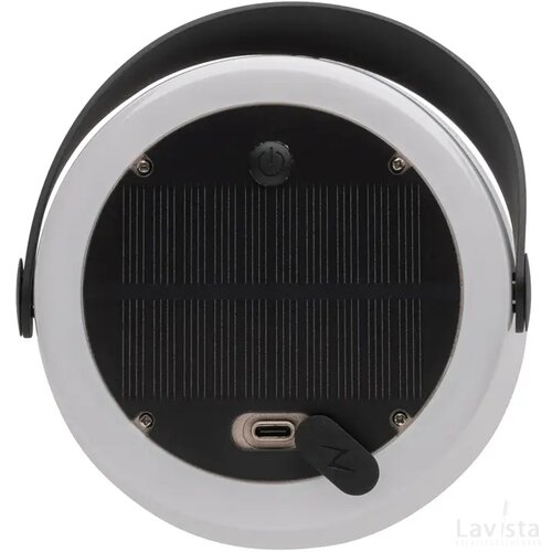 Solar Glow RCS gerecycled plastic USB-oplaadbare buitenlamp wit