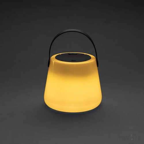 Solar Glow RCS gerecycled plastic USB-oplaadbare buitenlamp wit