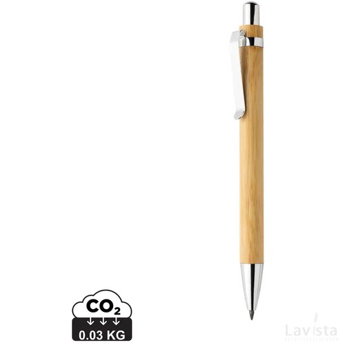 Pynn infinity pen van bamboe bruin