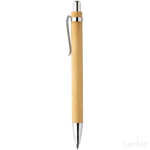 Pynn infinity pen van bamboe bruin