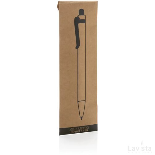 Pynn infinity pen van bamboe bruin