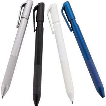 TwistLock GRS gecertificeerde gerecycled ABS balpen blauw
