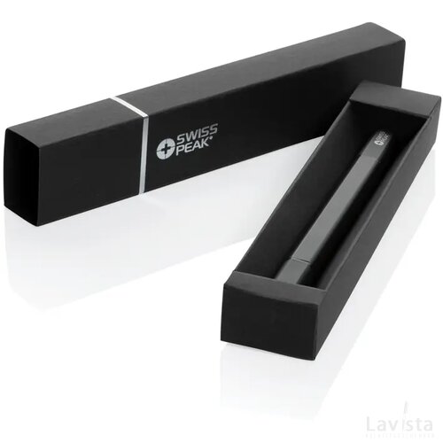 Swiss Peak Storm RCS gerecycled aluminium duo pen zwart