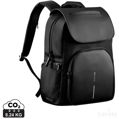Soft Daypack zwart, grijs