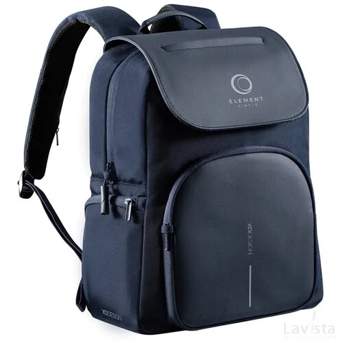 Soft Daypack donkerblauw, zwart