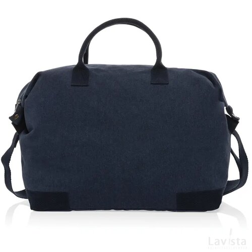 Kezar AWARE™ 500gsm gerecycled canvas deluxe weekendtas donkerblauw